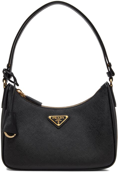 prada bl009 black saffiano lux|prada saffiano lux bag.